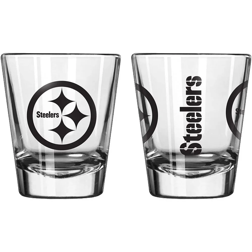 Pittsburgh Steelers Gameday Shot Glasses 2oz. 2-Pack